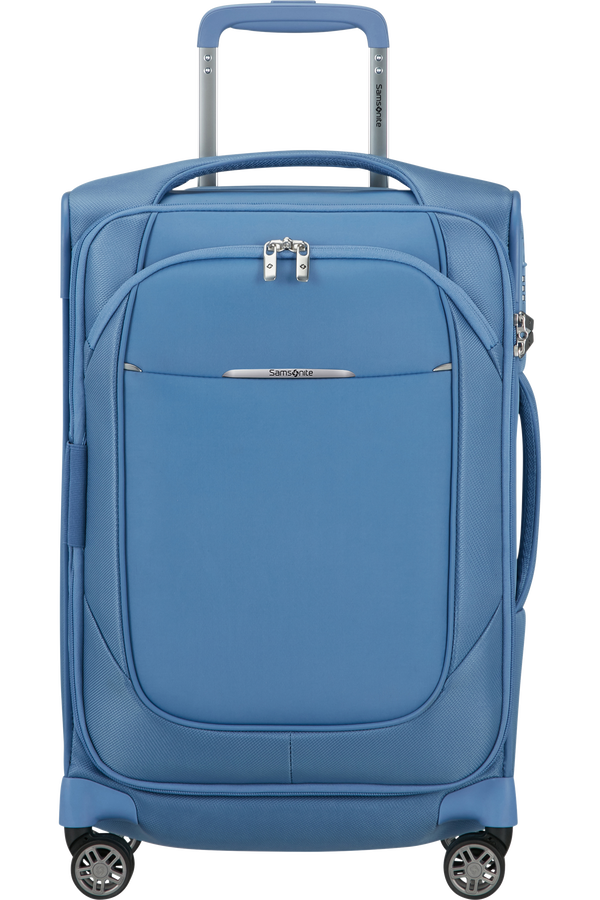 Walizka Samsonite Re-Lite 55cm slim powiększana niebieska