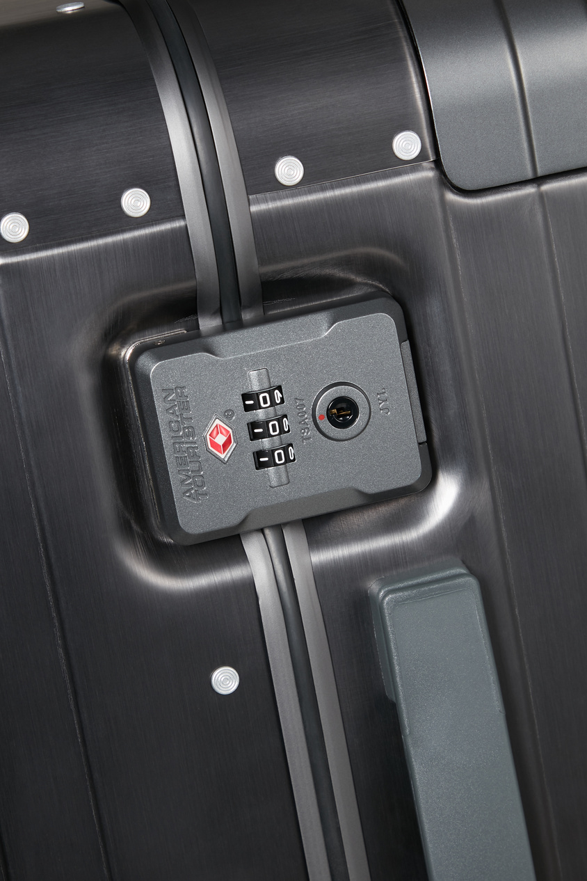 Walizka kabinowa American Tourister Soundbox Alu 55cm Brushed Anthracite