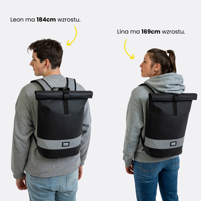 Plecak Everyday Rolltop OAK25 Bike czarny