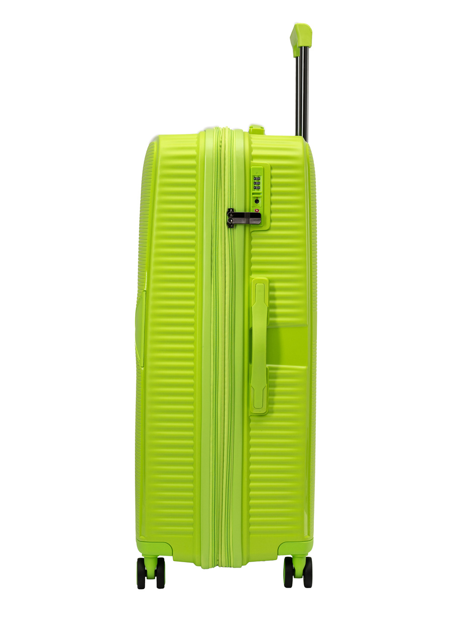 Walizka BLU MOONKY Altair 77cm limonka powiększana