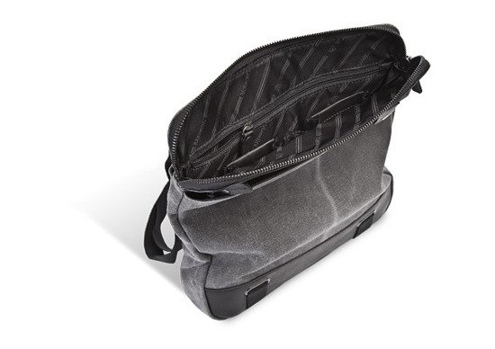 Torba na ramię Valentini Canvas 510 czarna