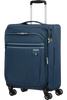 Walizka kabinowa American Tourister Aerospin 55 cm powiększana granatowa