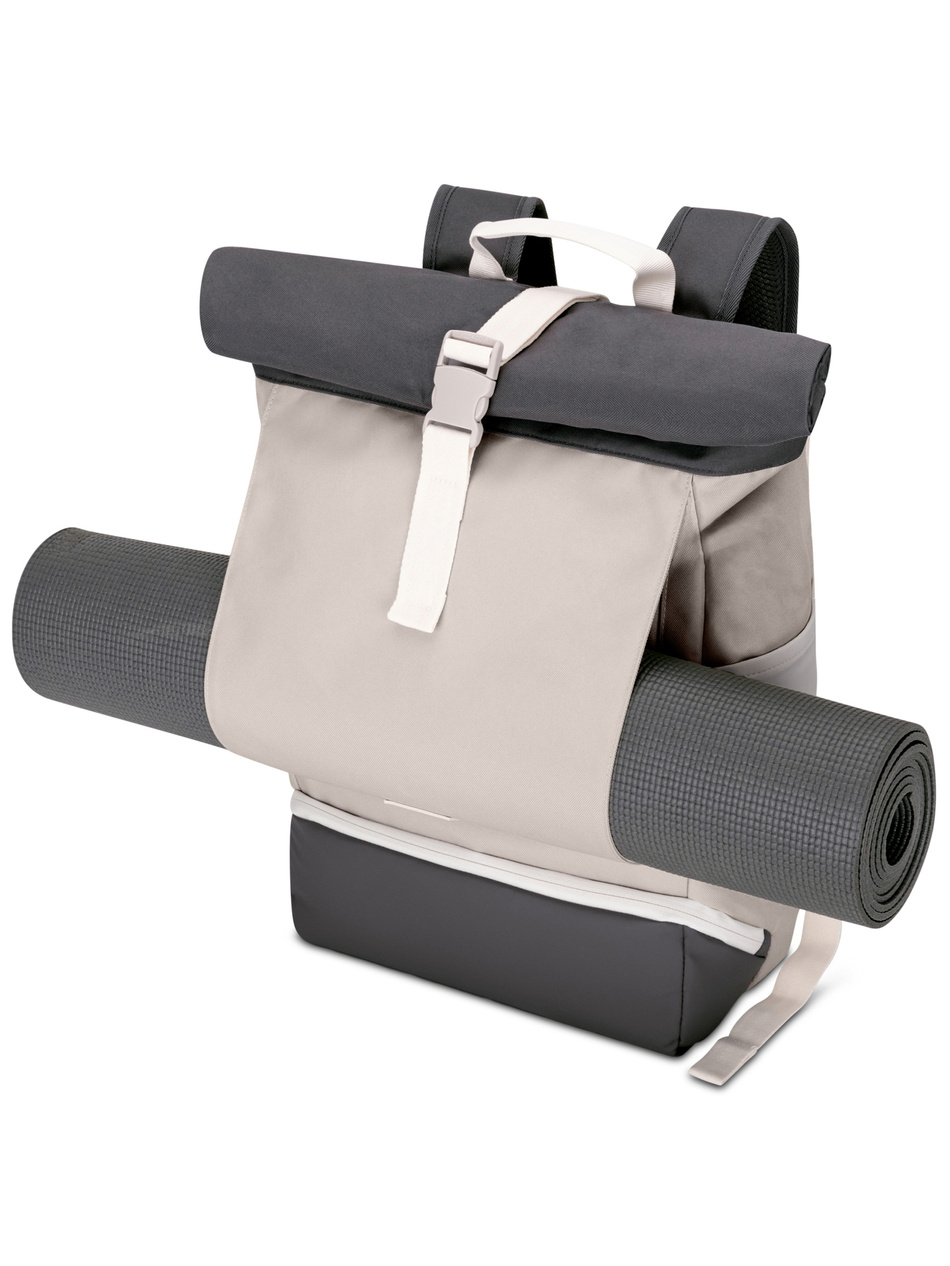 Plecak rolltop JOHNNY URBAN Allen Medium Sand Grey