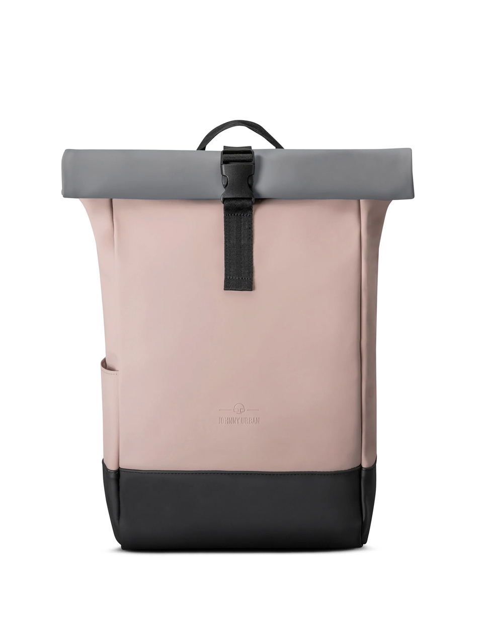 Plecak rolowany JOHNNY URBAN Harvey Medium Pink-Grey