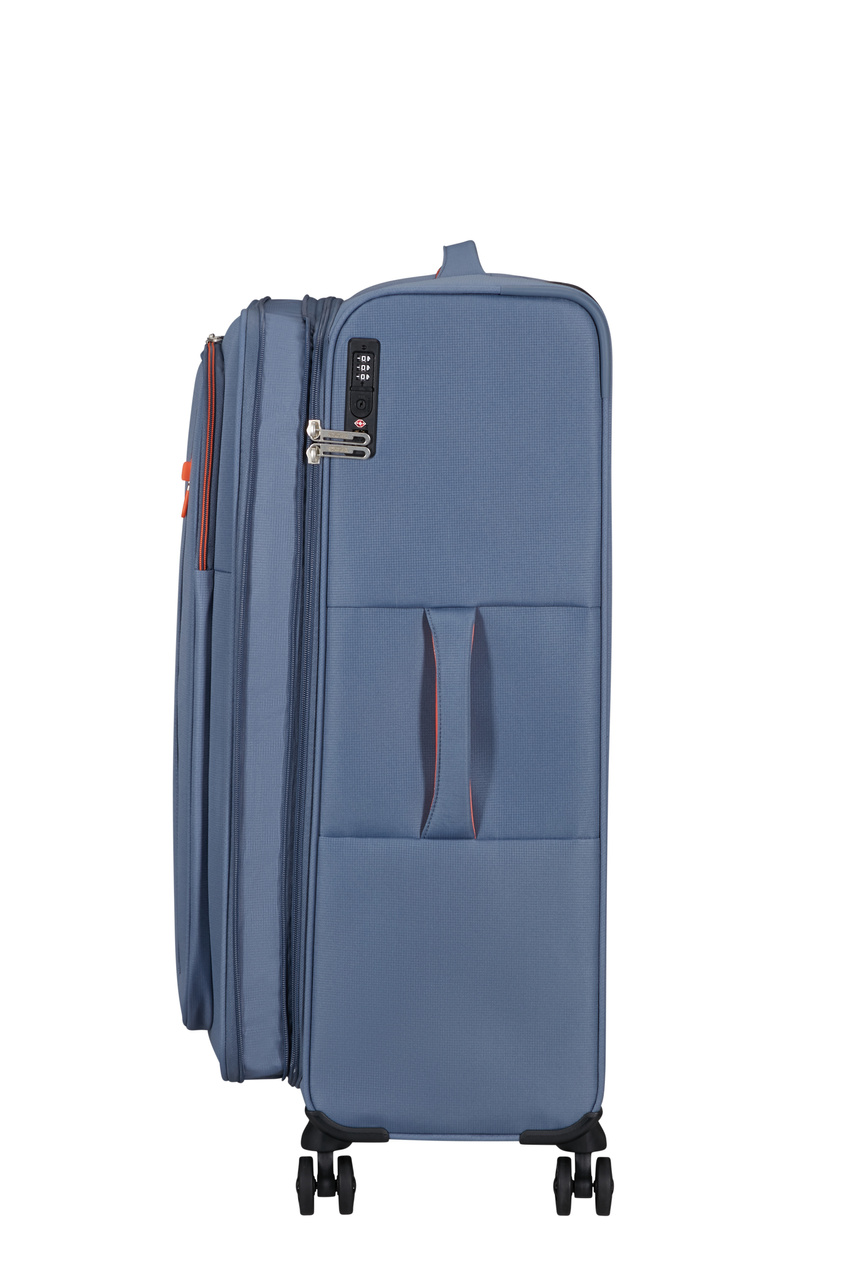 Walizka American Tourister Cloudrider 78cm powiększana niebieska