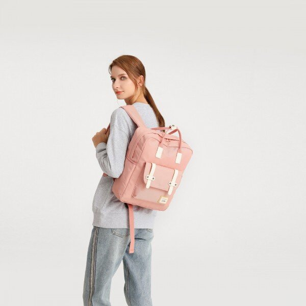 Plecak miejski Kono różowy