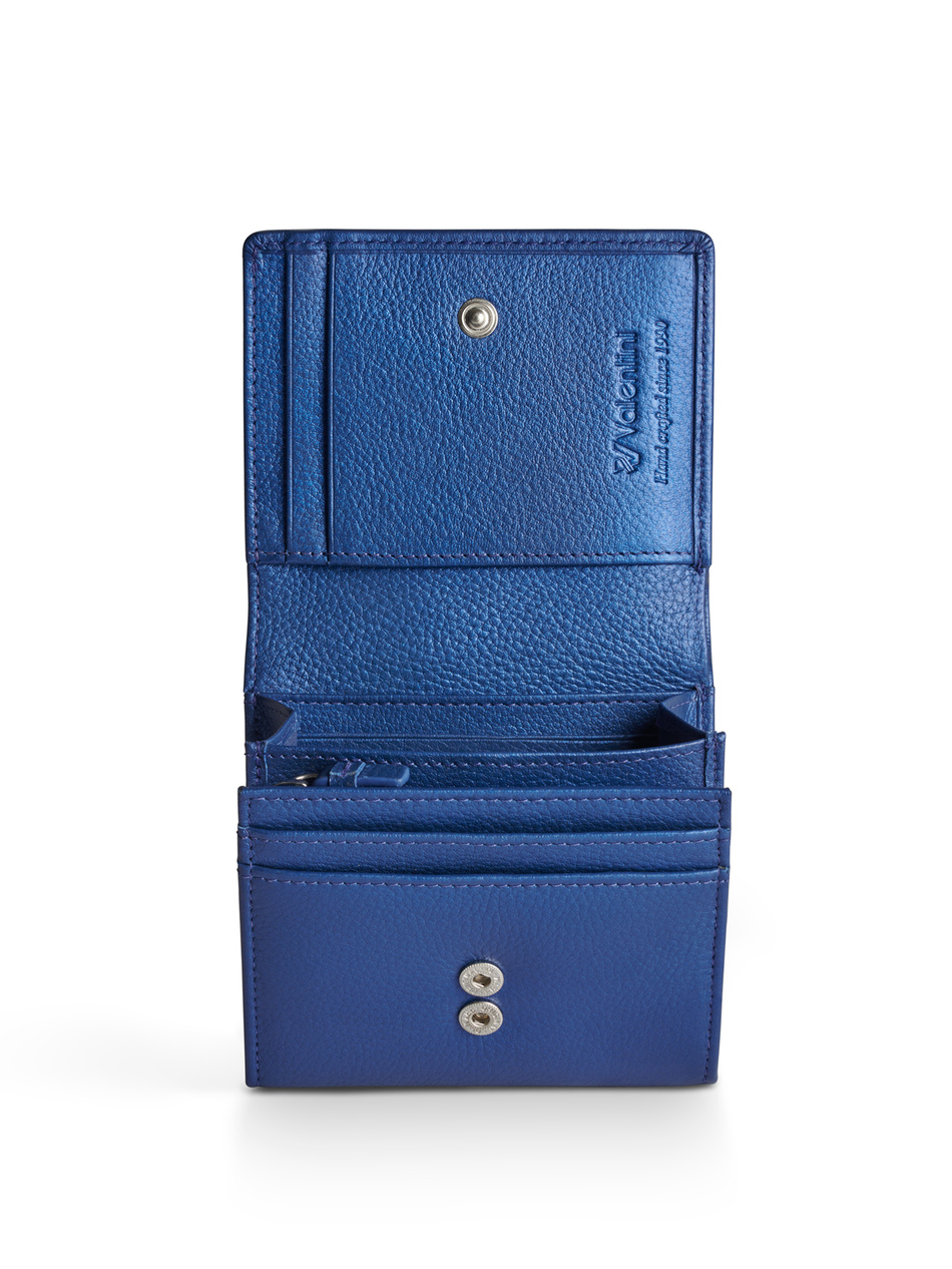 Portfel damski Valentini Metallic 123 niebieski