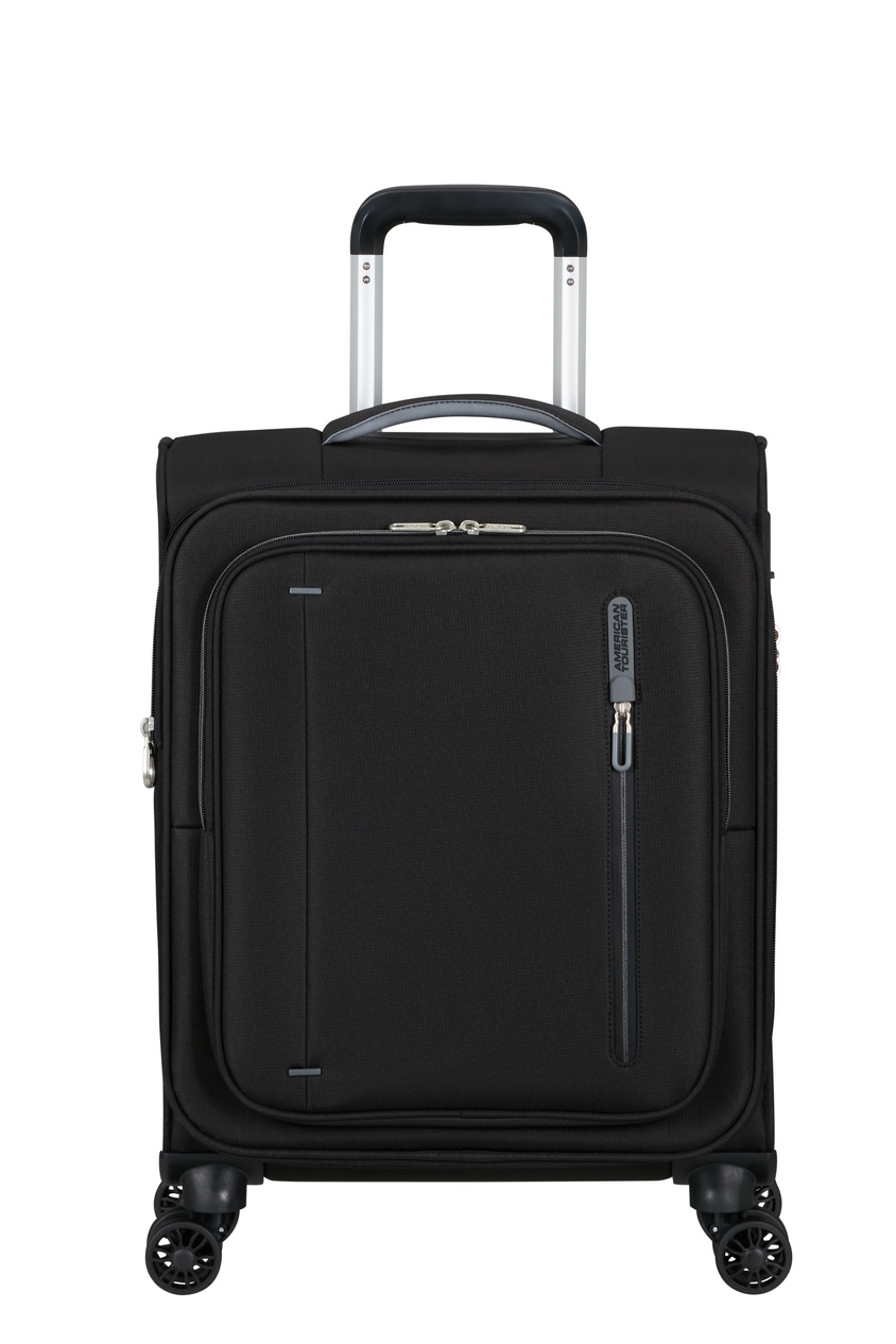 Walizka kabinowa American Tourister Cloudrider 55cm powiększana czarna
