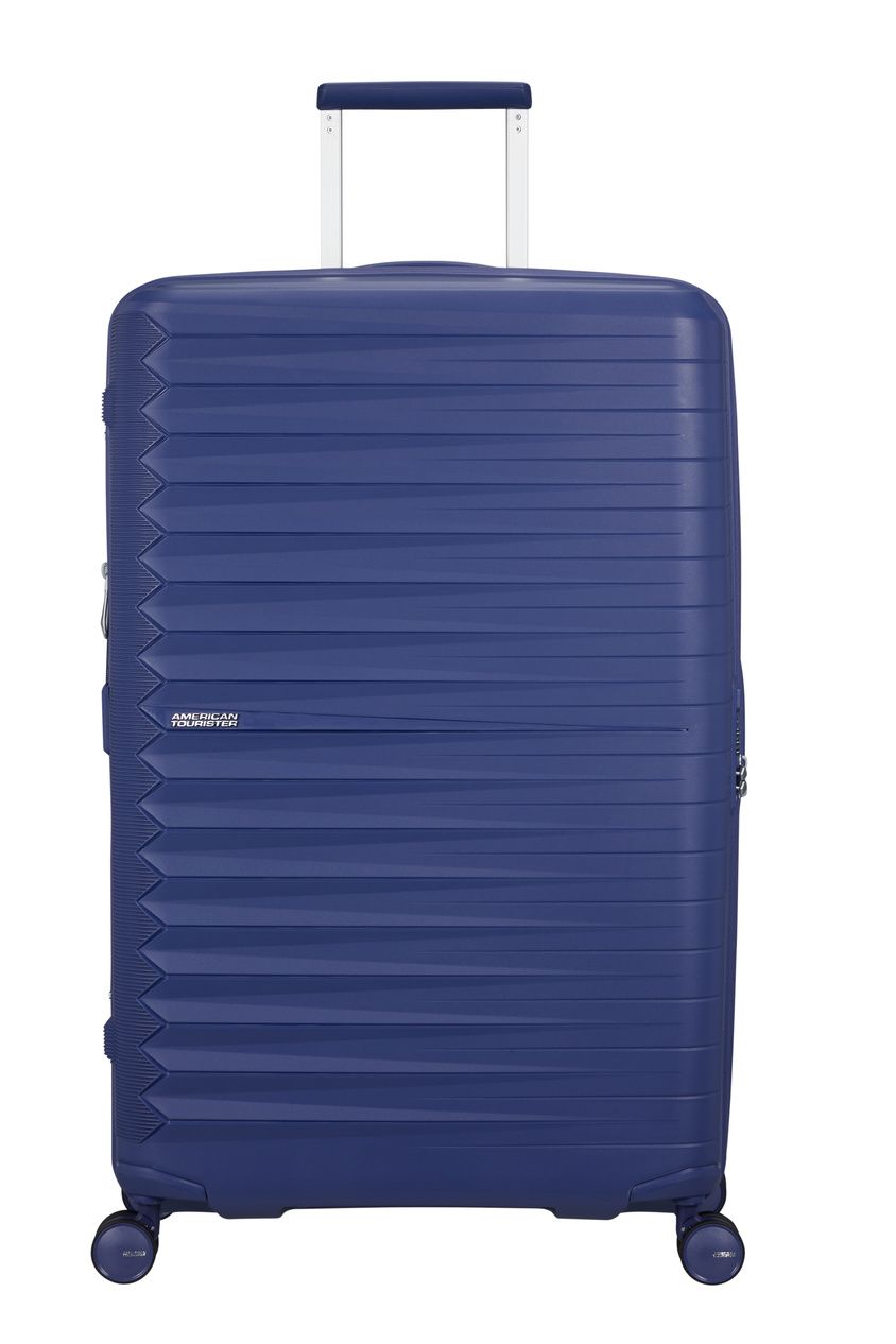 Walizka American Tourister Fastforward 78cm powiększana niebieska