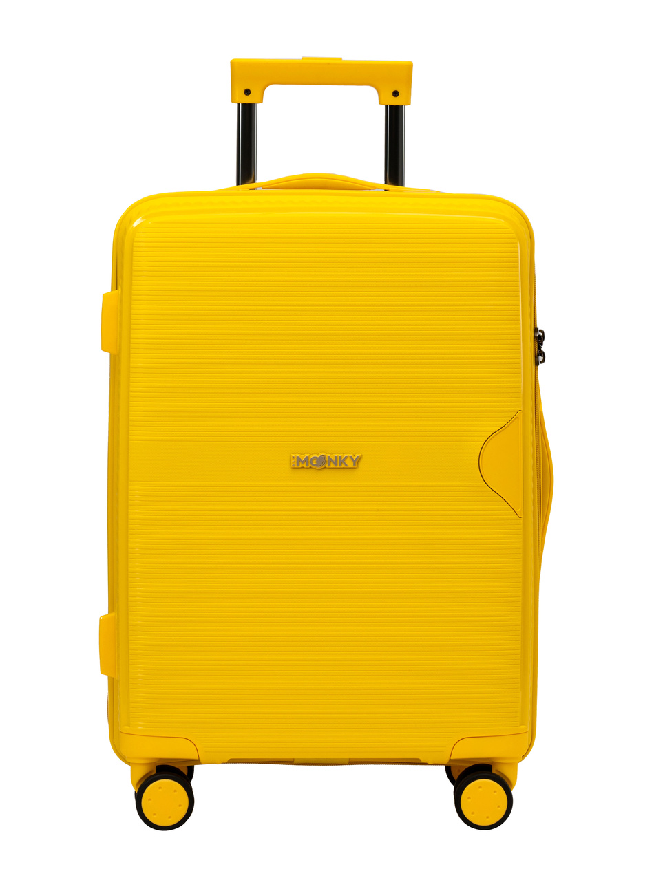 Walizka kabinowa BLU MOONKY Altair 55cm żółta