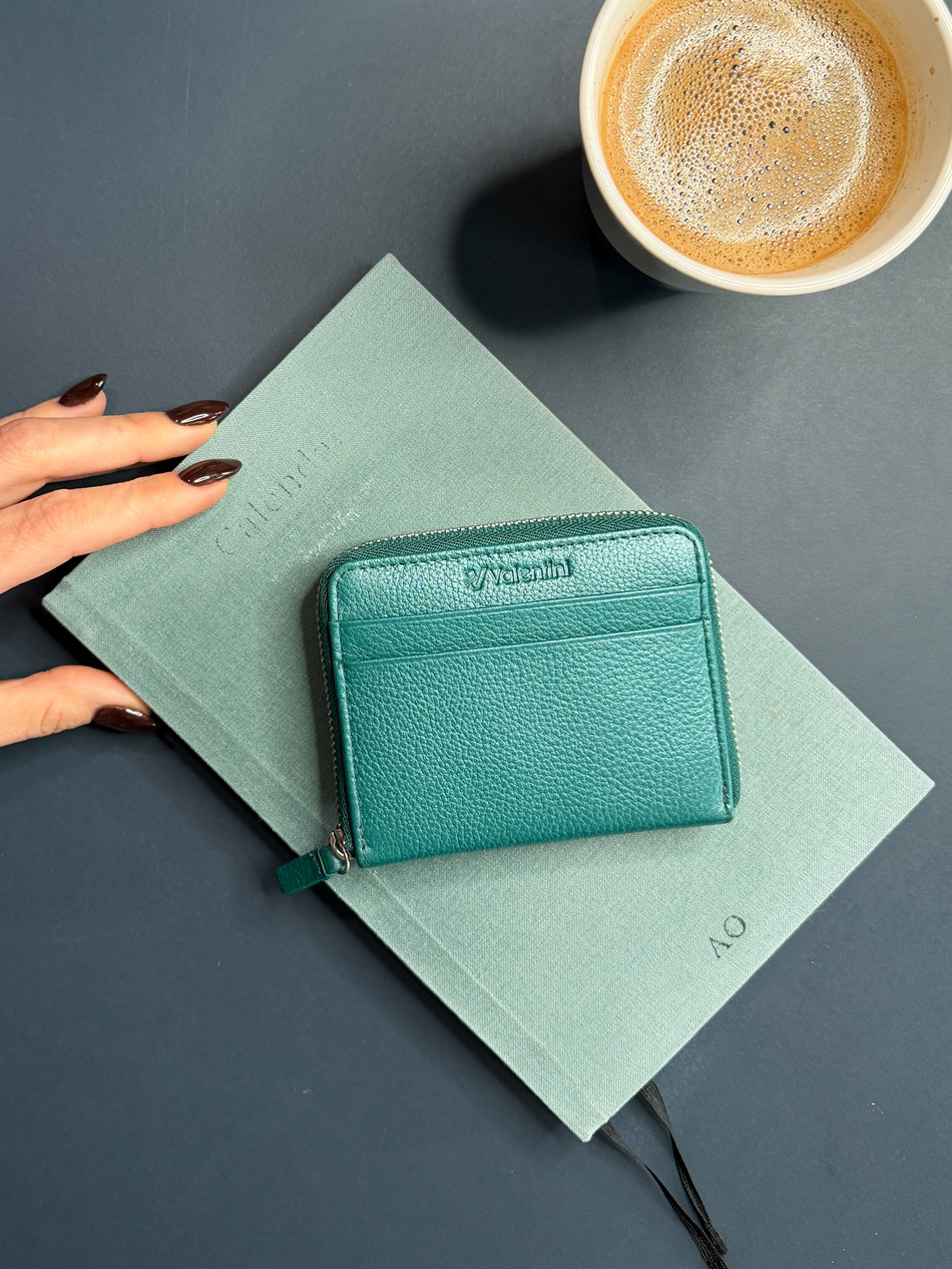 Portfel damski Valentini Metallic 127 zielony