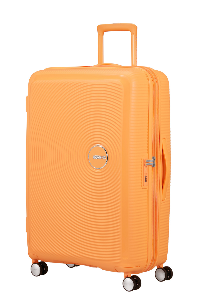 Walizka American Tourister Soundbox 77cm powiększana Papaya Pop