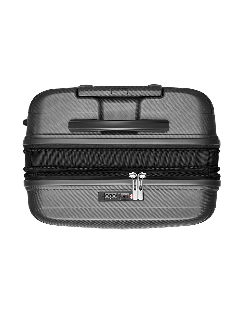 Walizka BLU MOONKY Charon 66cm szara powiększana