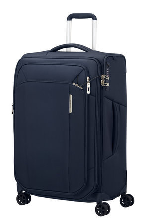 Walizka Samsonite Respark 67 cm granatowa powiększana
