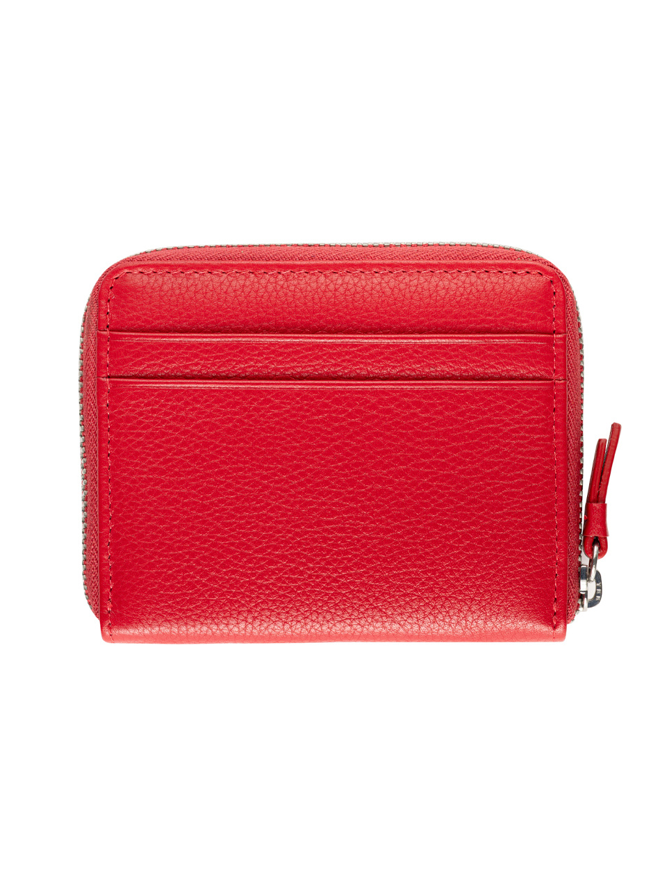 Portfel damski Valentini Metallic 127 czerwony