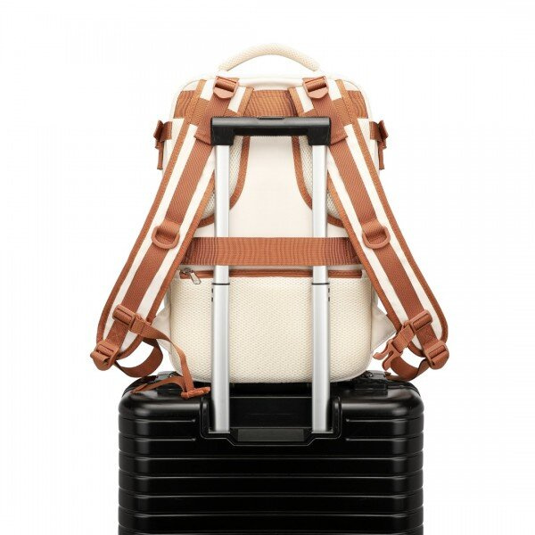 Plecak podróżny Kono beżowy