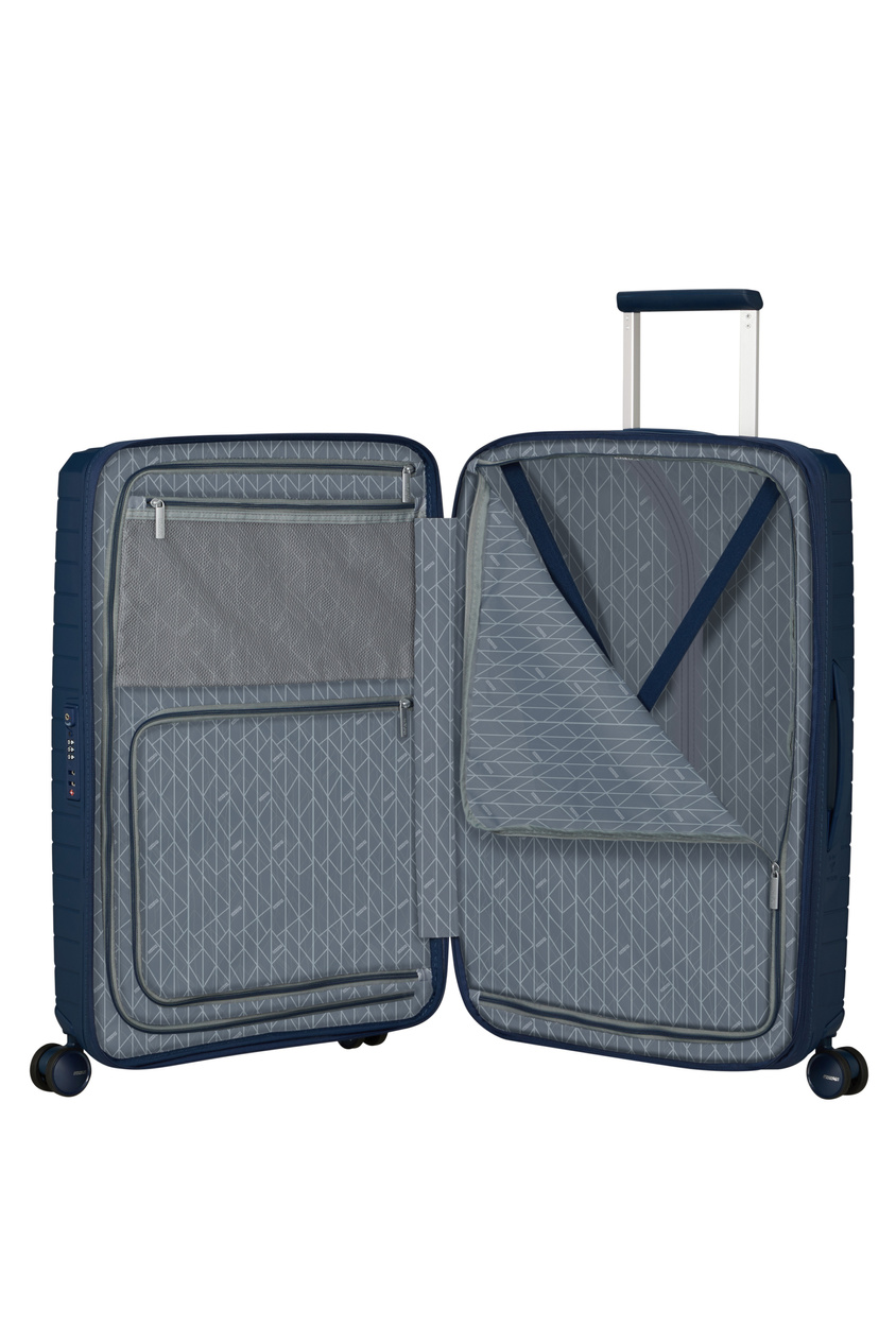 Walizka American Tourister Fastforward 68cm powiększana niebieska