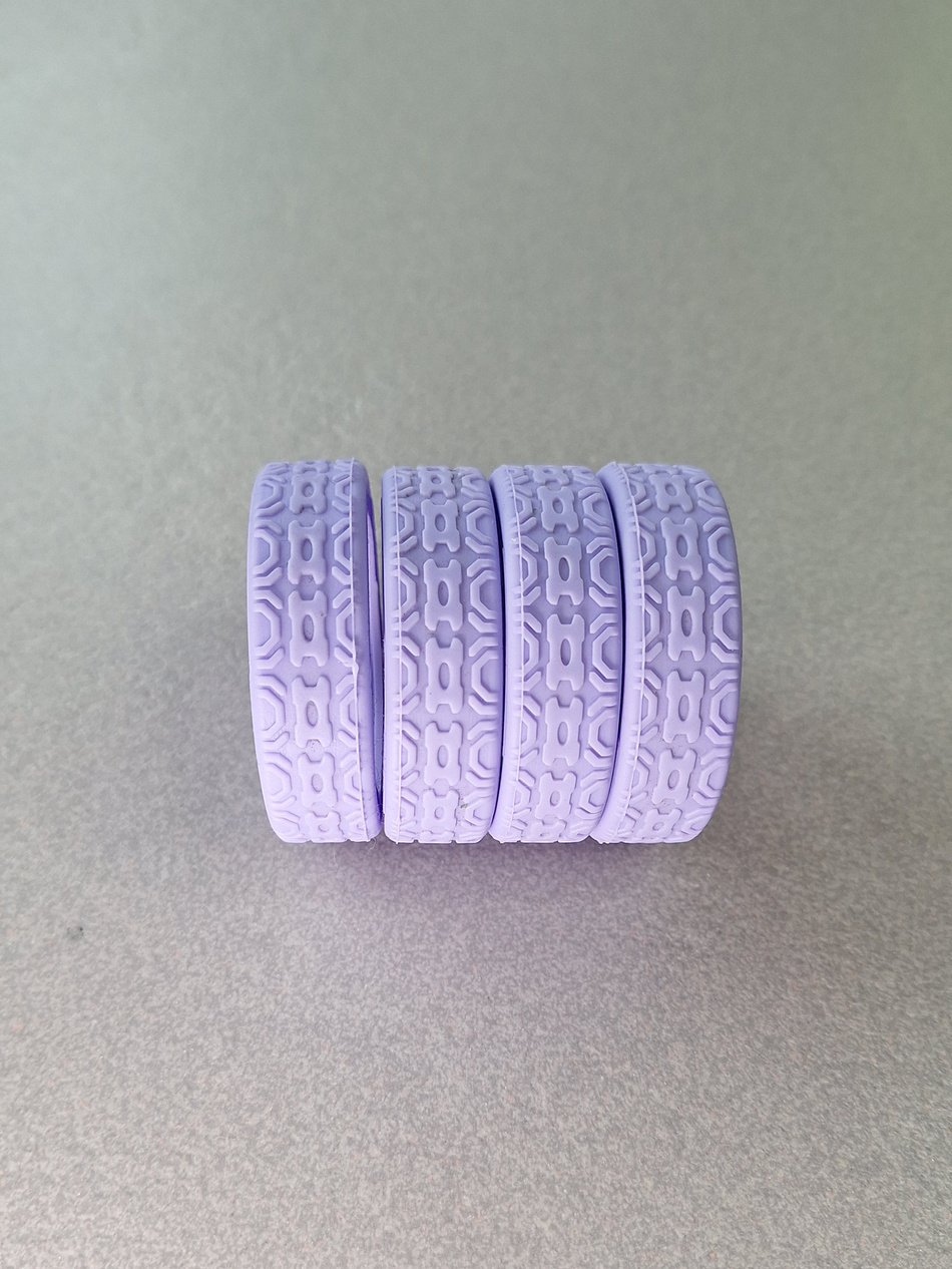 Nakładki silikonowe na kółka BLU MOONKY Violet Gravity