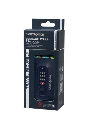 Pas bagażowy z zamkiem TSA Samsonite kolorowy