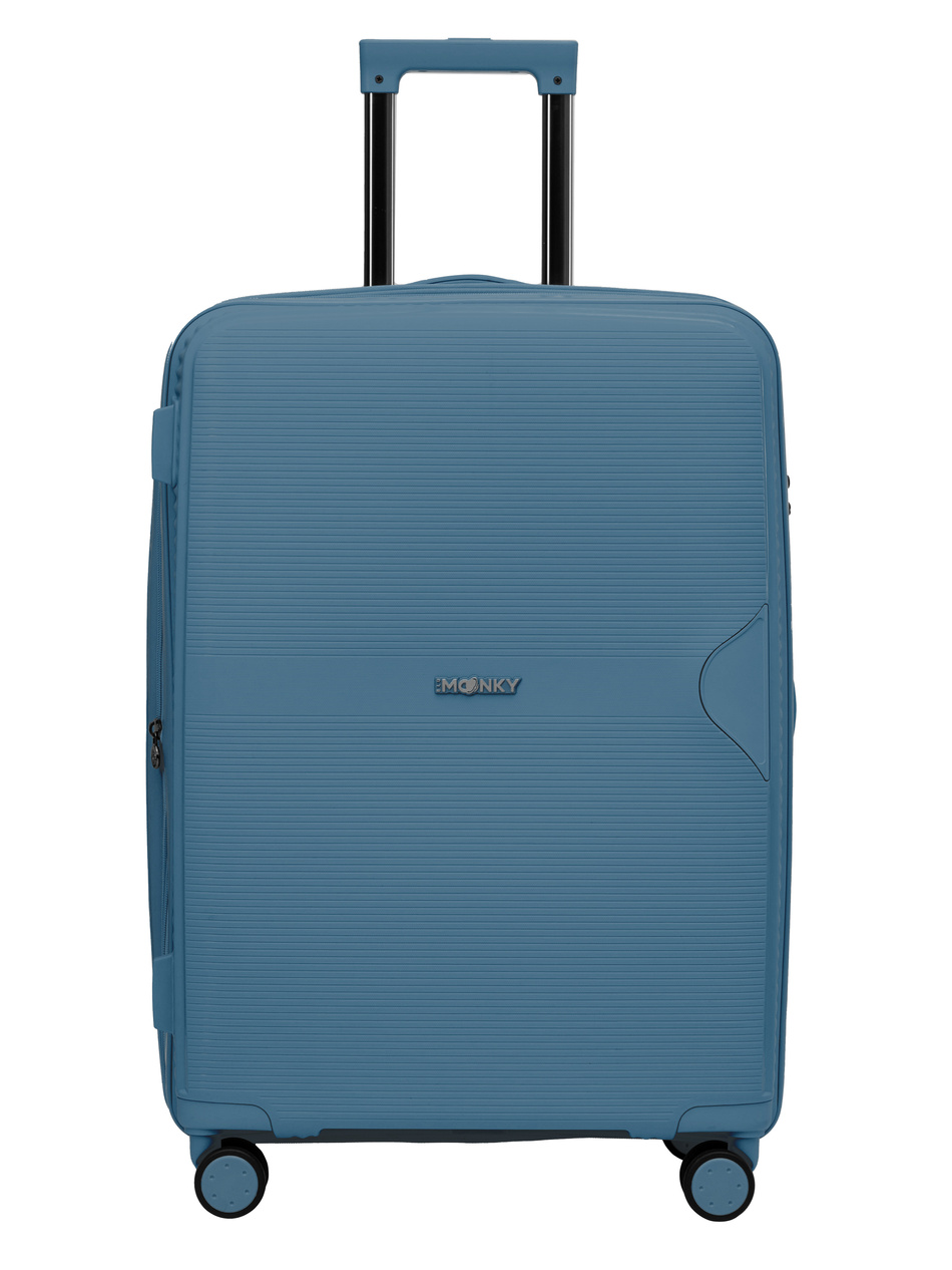 Walizka BLU MOONKY Altair 66cm powiększana Digital Denim