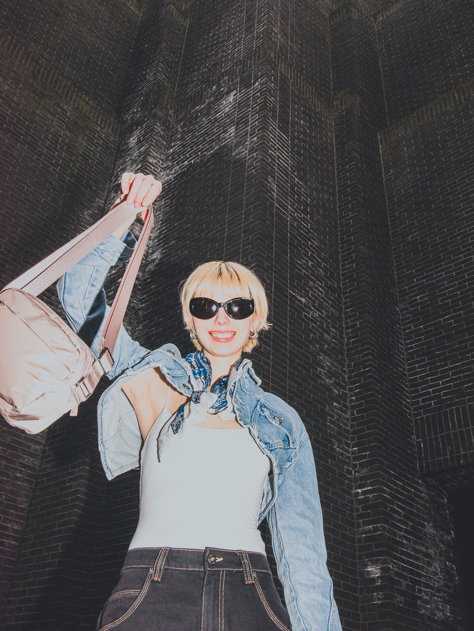 Torebka na ramię BLU MOONKY One-Two Two granatowa