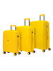 Zestaw 3 walizek BLU MOONKY Altair 55/66/77cm powiększane żółte