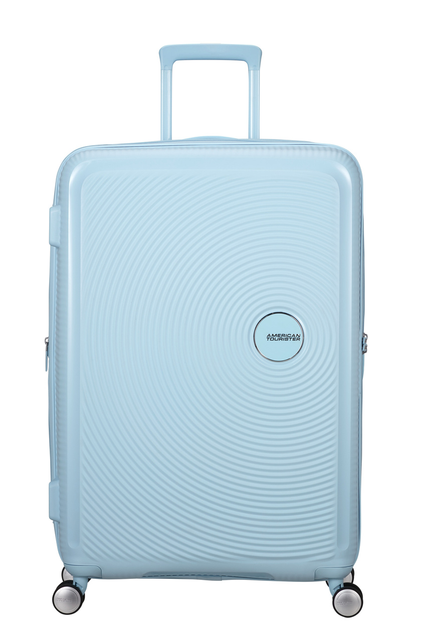 Walizka American Tourister Soundbox 77cm powiększana Pastel Blue