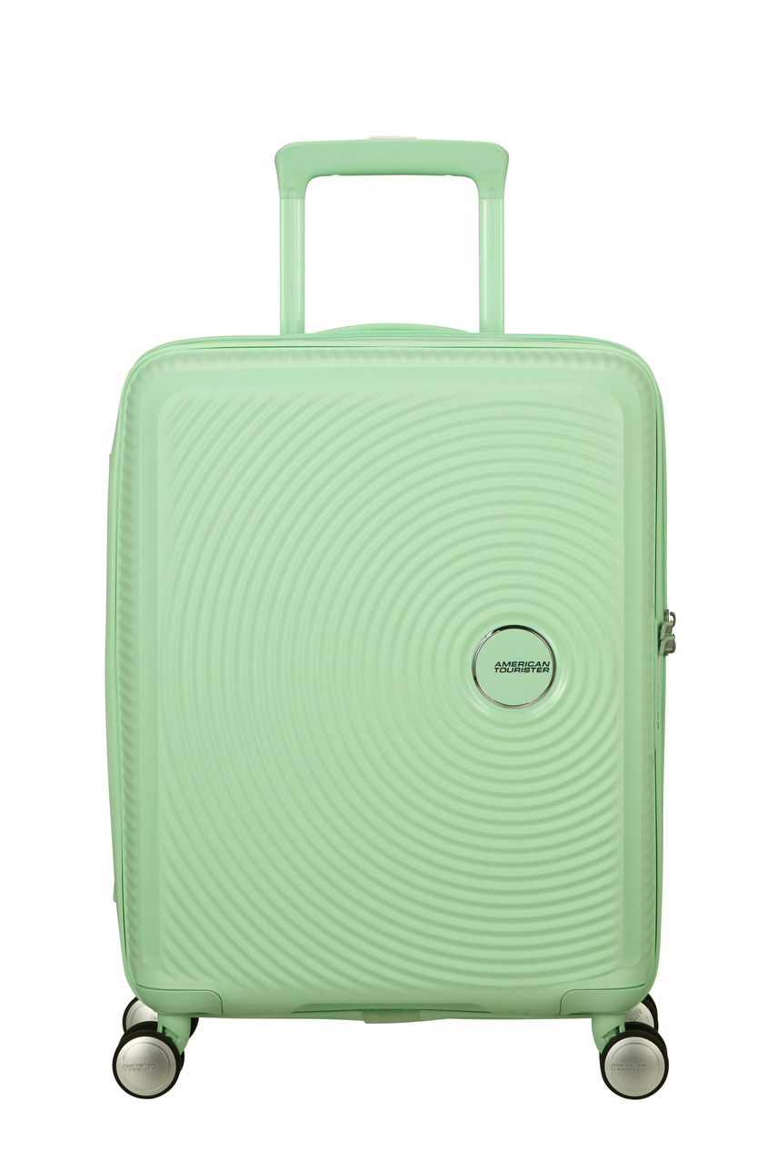 Walizka kabinowa American Tourister Soundbox 55cm powiększana Pastel Green