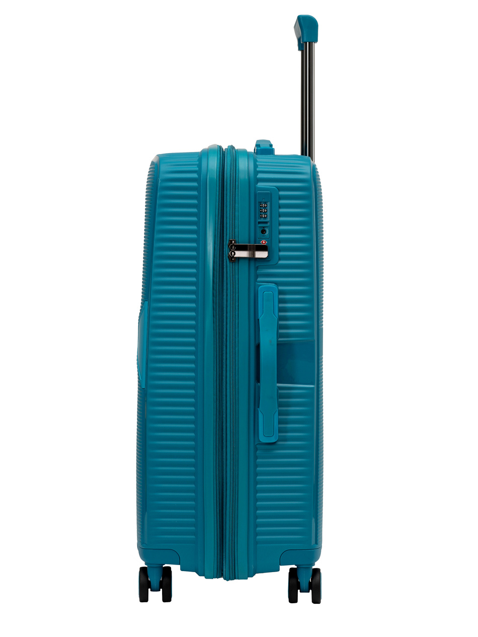 Walizka BLU MOONKY Altair 66cm niebieska powiększana