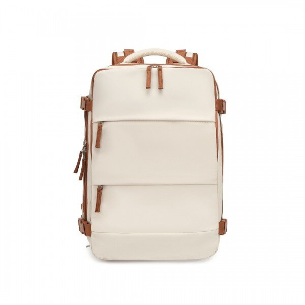 Plecak podróżny Kono beżowy