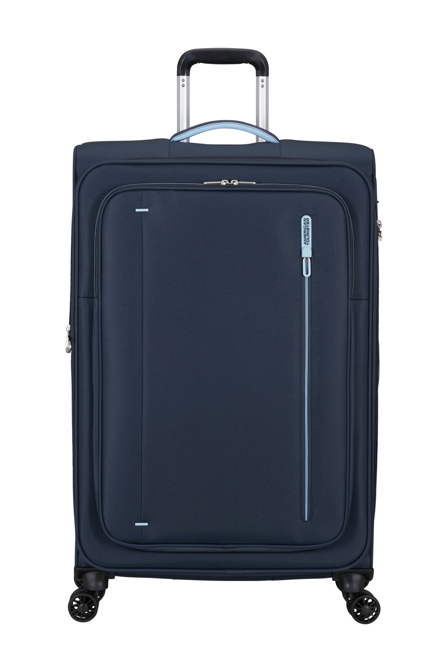 Walizka American Tourister Cloudrider 78cm powiększana granatowa