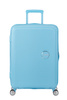 Walizka American Tourister Soundbox 67cm powiększana Blueberry Fizz