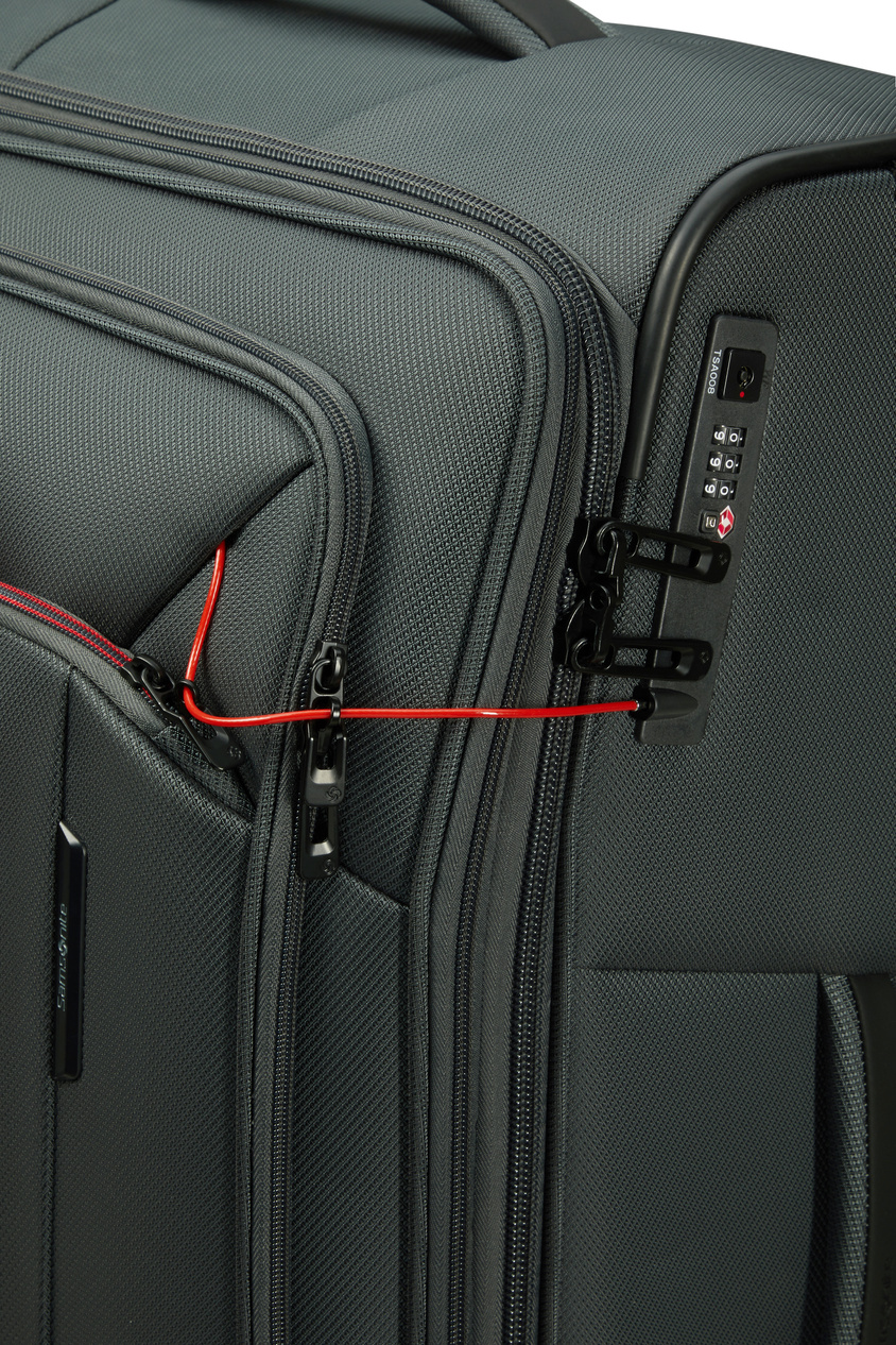 Walizka Samsonite Respark 79 cm powiększana black sport