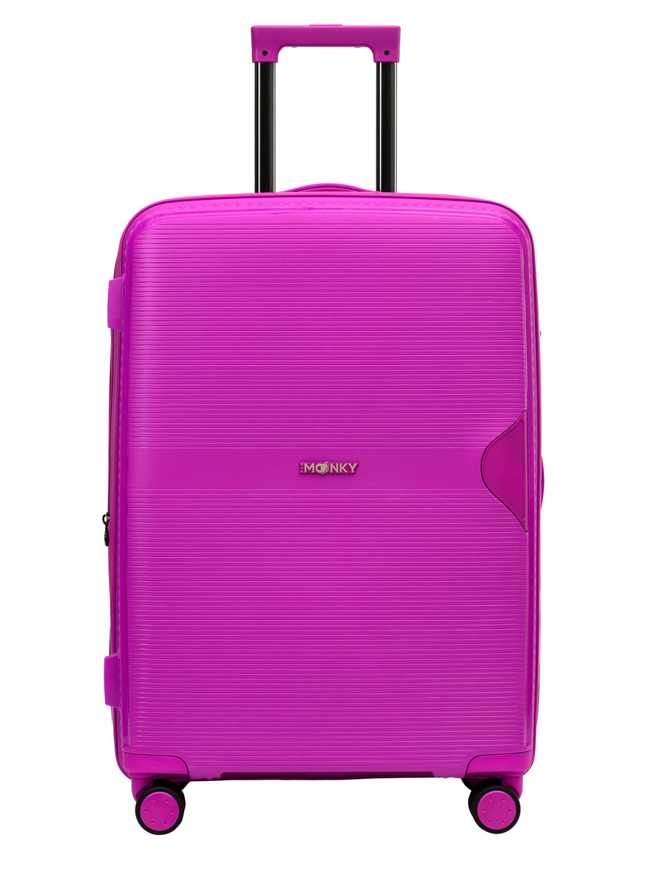 Walizka BLU MOONKY Altair 66cm fuksja powiększana