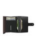Portfel SECRID Miniwallet Black-Brown