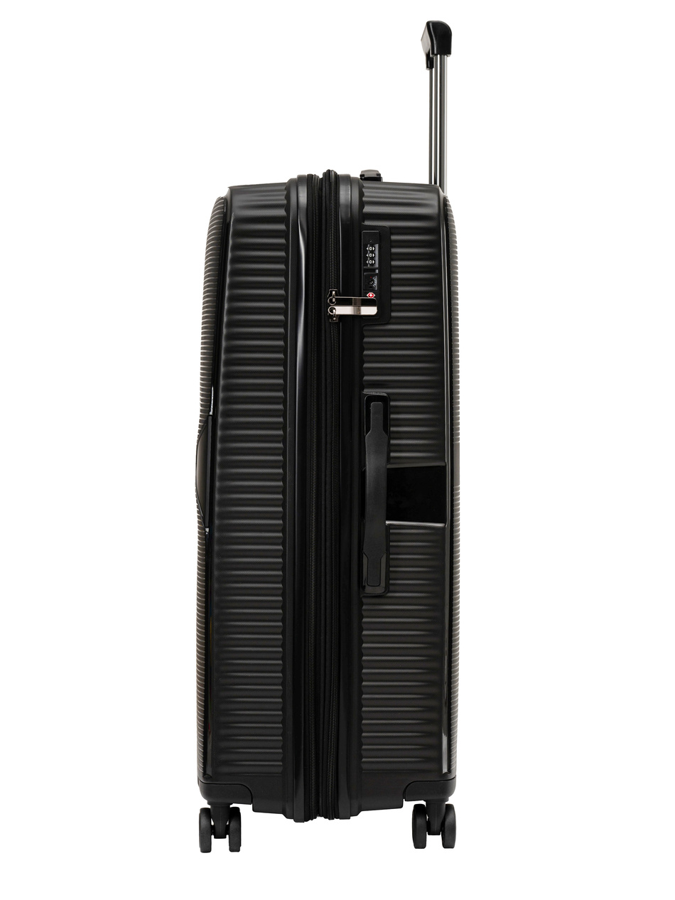 Walizka BLU MOONKY Altair 77cm czarna powiększana