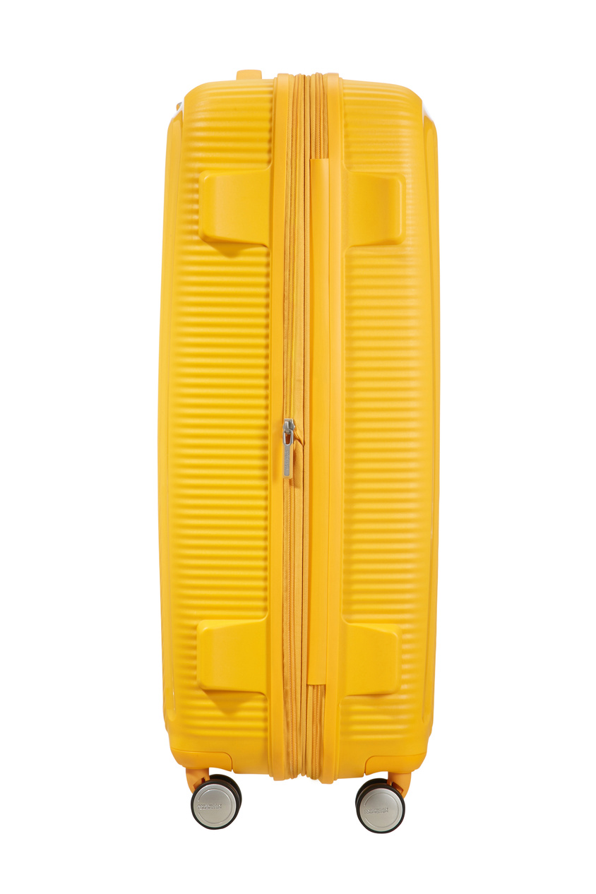Walizka American Tourister Soundbox 77cm powiększana Golden Yellow