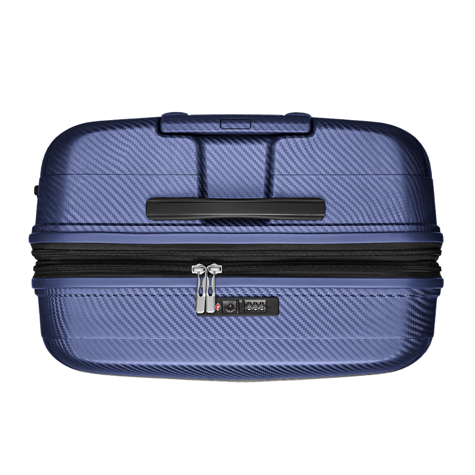 Walizka BLU MOONKY Charon 77cm granatowa powiększana