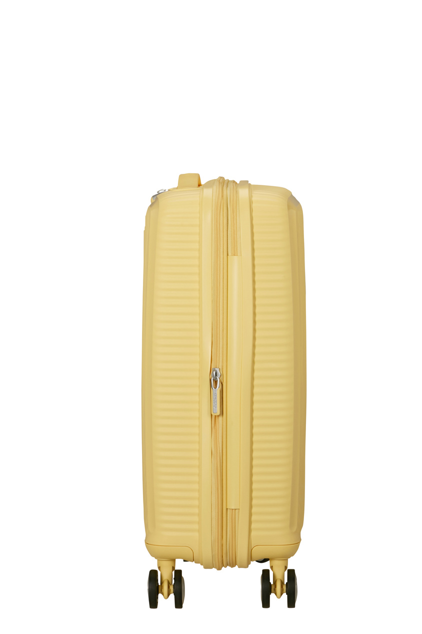 Walizka kabinowa American Tourister Soundbox 55cm powiększana Pastel Yellow