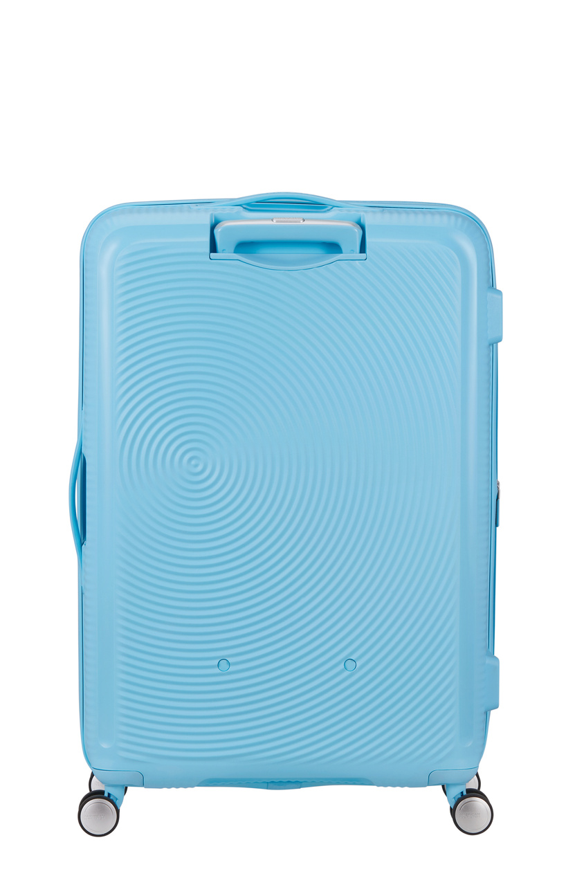 Walizka American Tourister Soundbox 77cm powiększana Bluberry Fizz