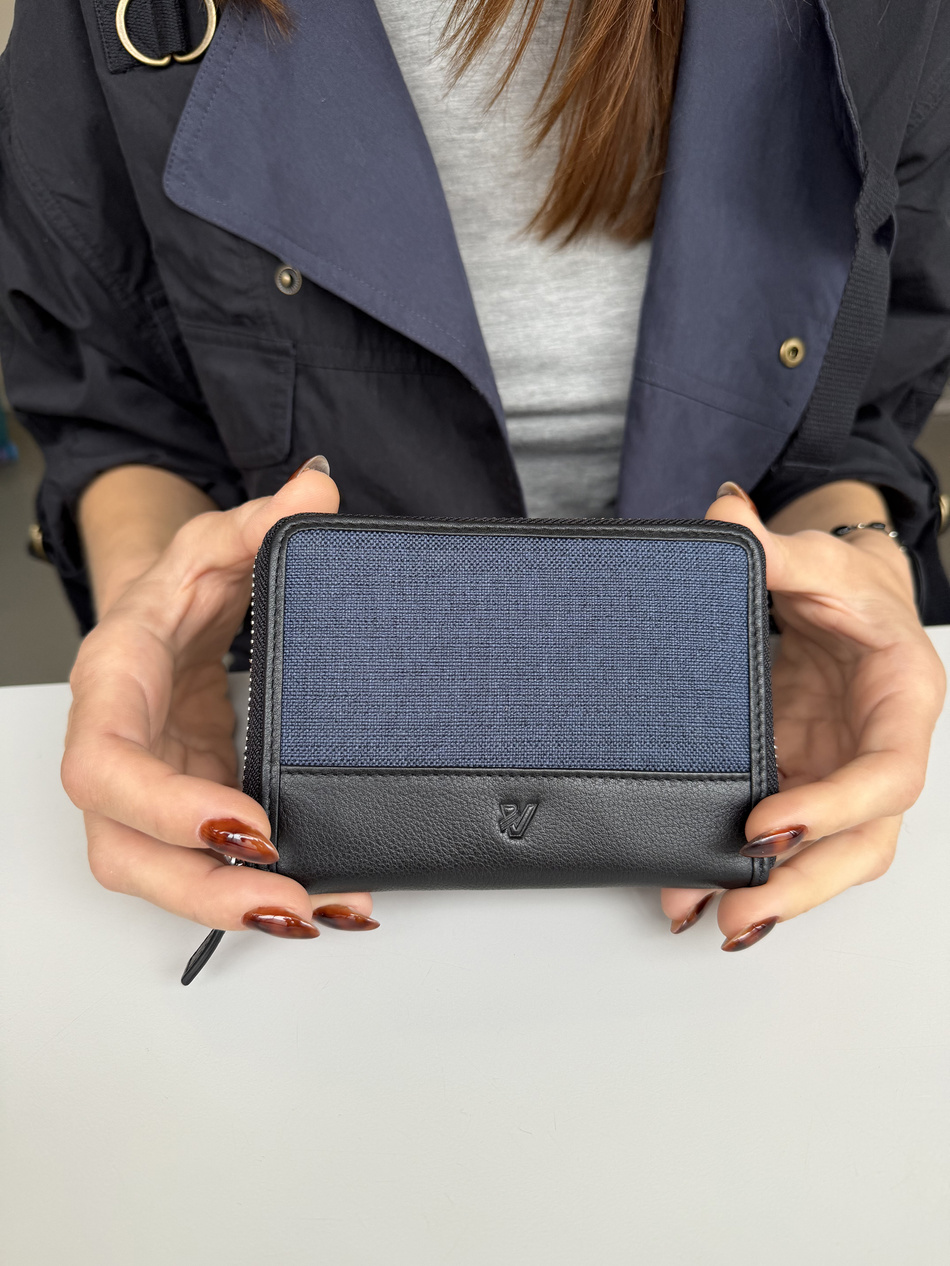 Portfel damski Valentini Fusion 410 granatowy