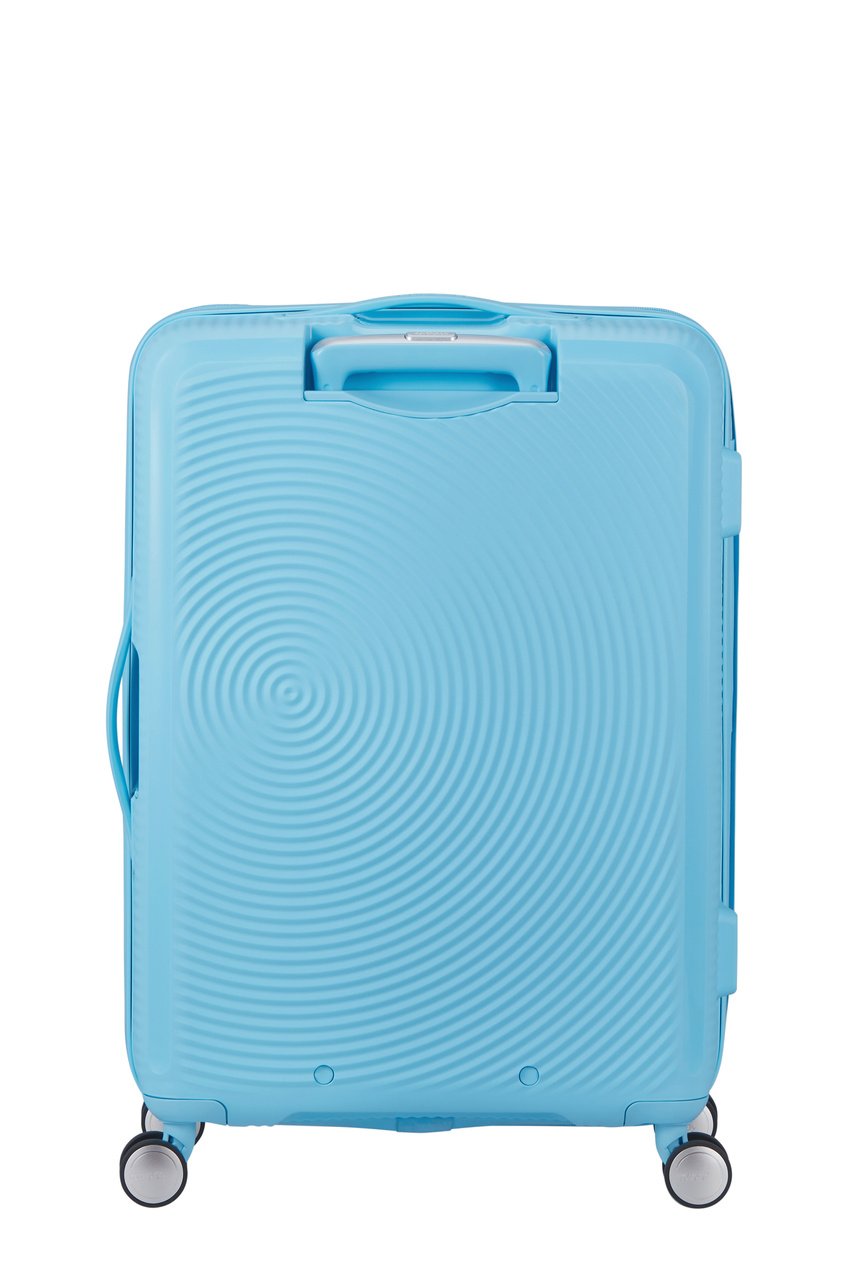 Walizka American Tourister Soundbox 67cm powiększana Blueberry Fizz