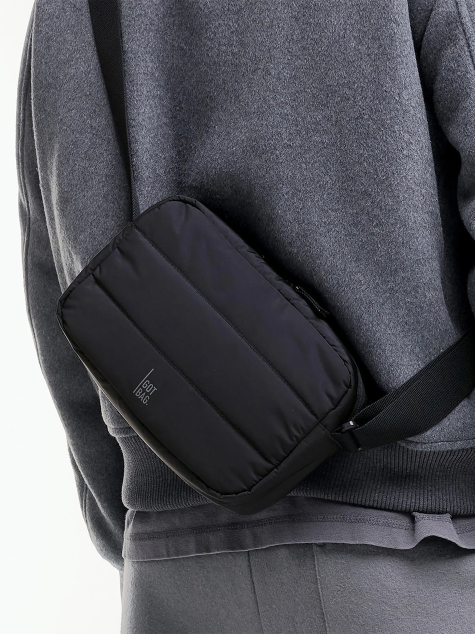 Torba GOT BAG Puffer Crossbody Bag Black Monochrome