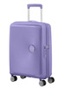 Walizka kabinowa American Tourister Soundbox 55cm powiększana fioletowa