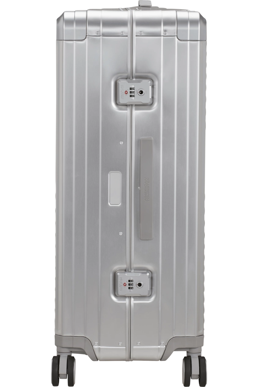 Walizka American Tourister Soundbox Alu 77cm srebrna