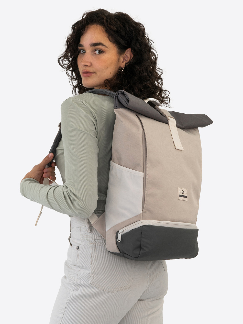 Plecak rolltop JOHNNY URBAN Allen Medium Sand Grey