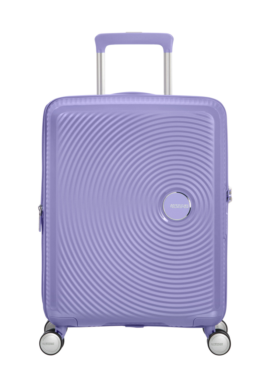 Walizka kabinowa American Tourister Soundbox 55cm powiększana Lavender