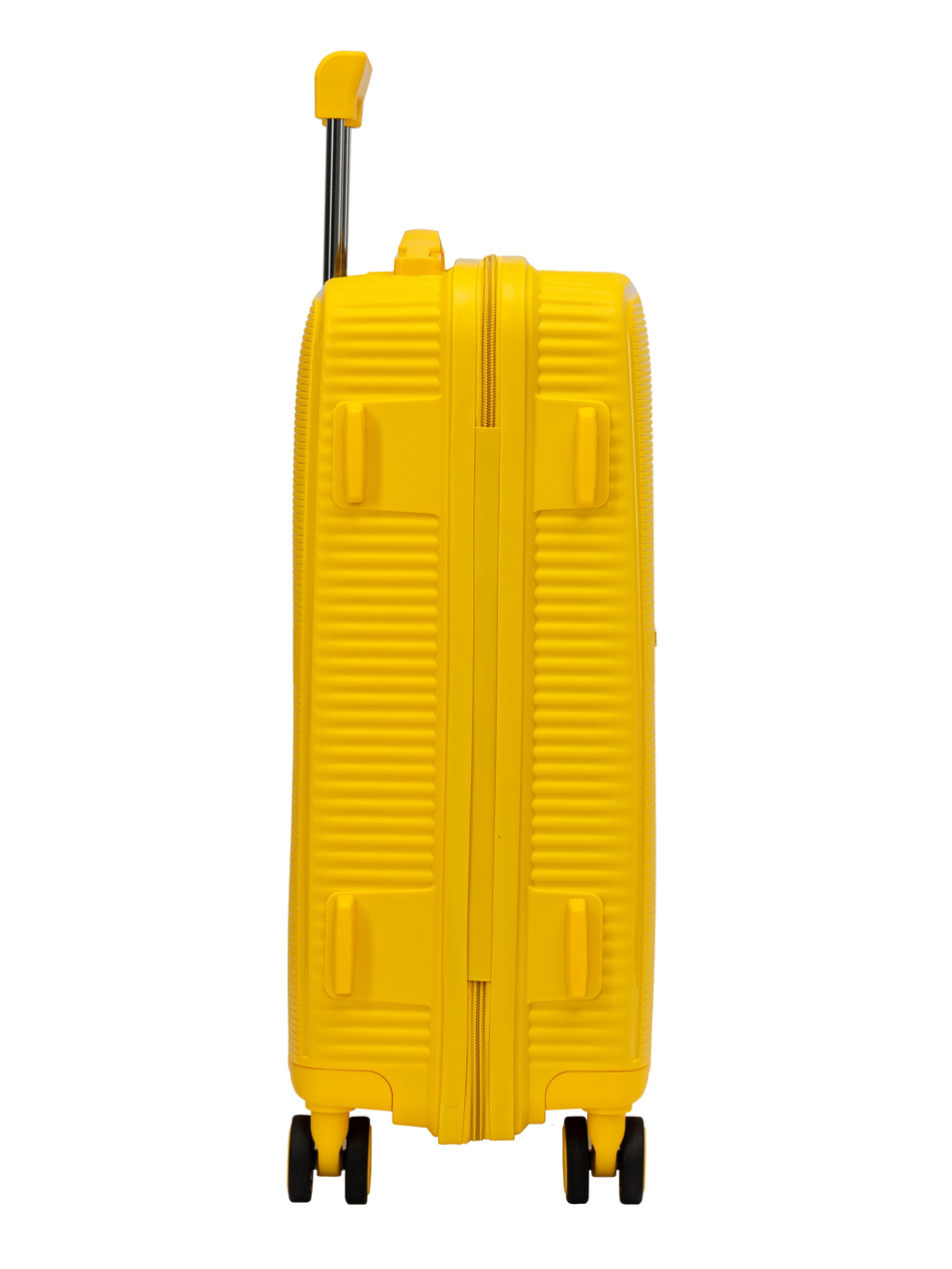 Zestaw 3 walizek BLU MOONKY Altair 55/66/77cm powiększane żółte