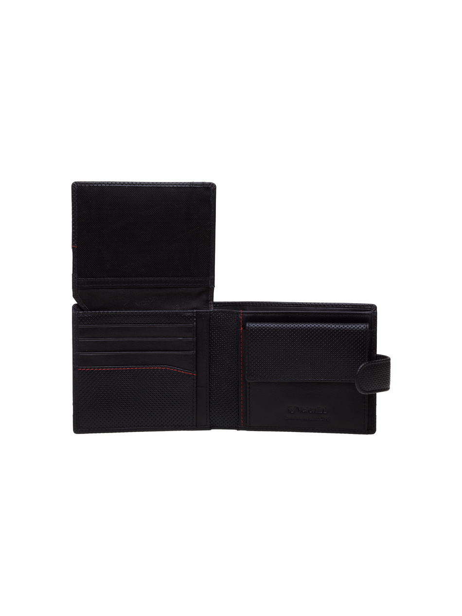 Portfel męski Valentini Perforated 502 czarny