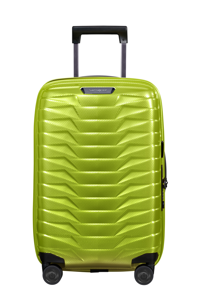 Walizka kabinowa Samsonite Proxis 55cm powiększana limonkowa